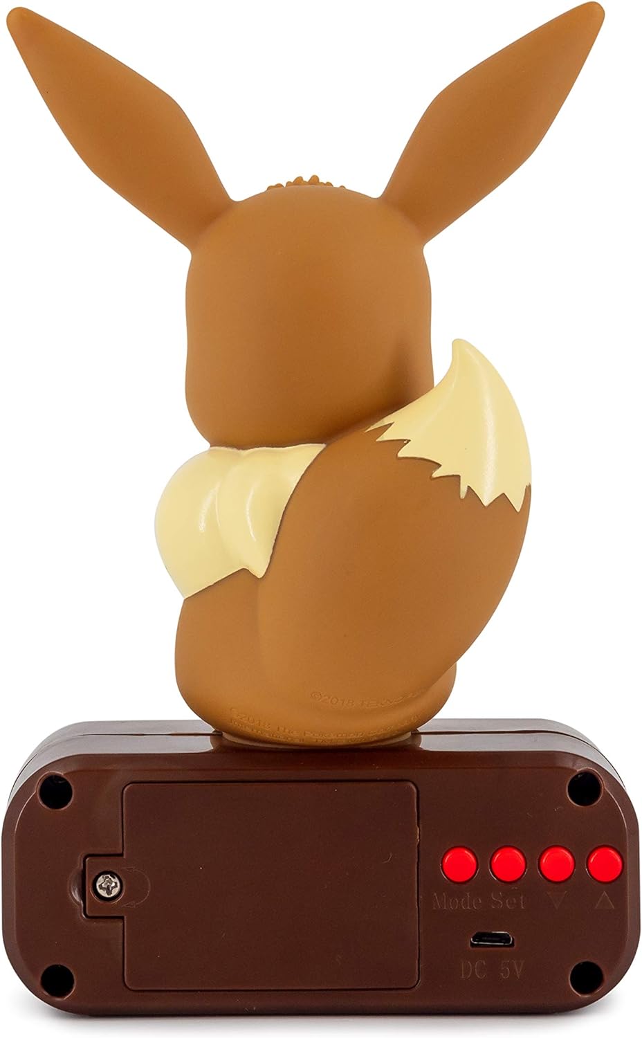TEKNOFUN 811370 Pokémon Evoli LED Lampe Wecker