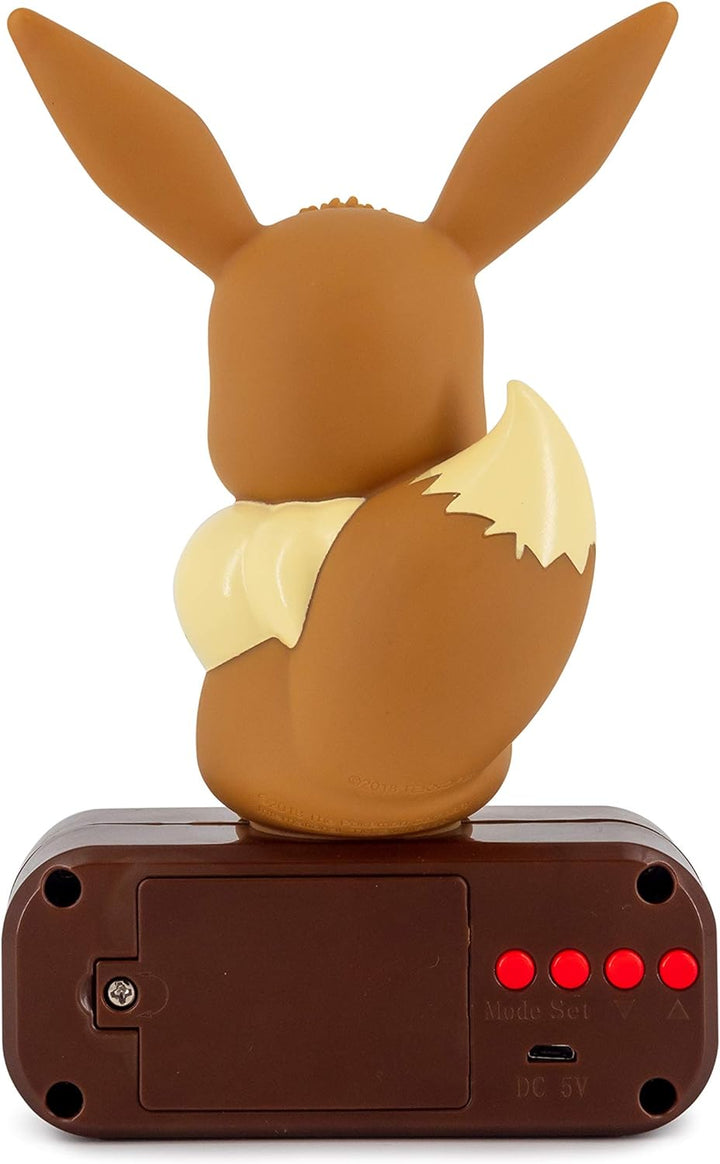 TEKNOFUN 811370 Pokémon Evoli LED Lampe Wecker