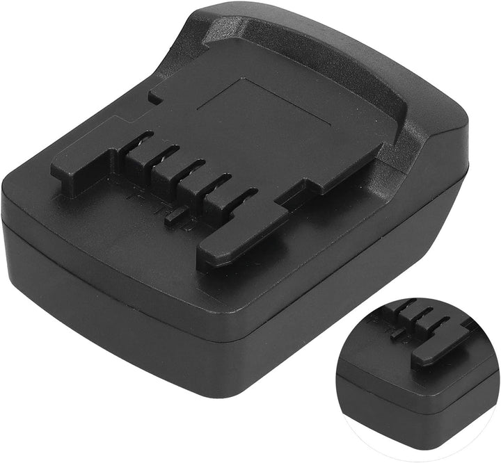 Akkuadapter Schwarz Zum Umrüsten von Milwaukee 18V M18 Akku auf Metabo 18V Lithium Akku