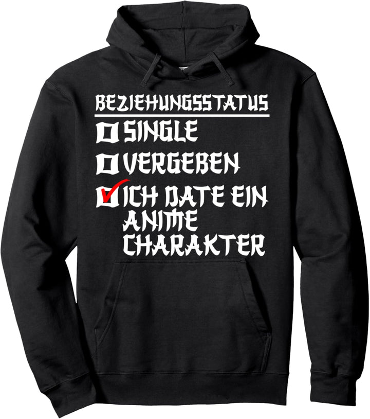 Beziehungsstatus Manga Date Anime Charakter Pullover Hoodie