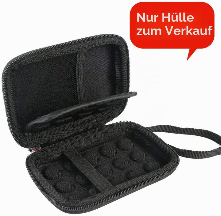 Khanka Stossfeste Tache Case für Samsung T7 Touch/ T7 Portable SSD 500GB 1TB 2TB. (Für 1 SSD, Mit st