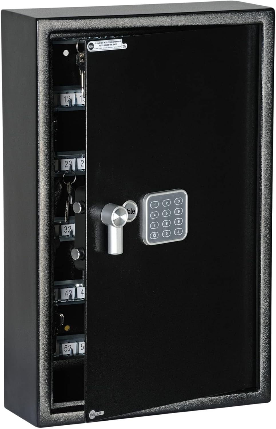 Yale - Elektronischer Schlüsseltresor - 100 Haken - YKB/550/DB1 - Standardsicherheit - Schwarz Elekt