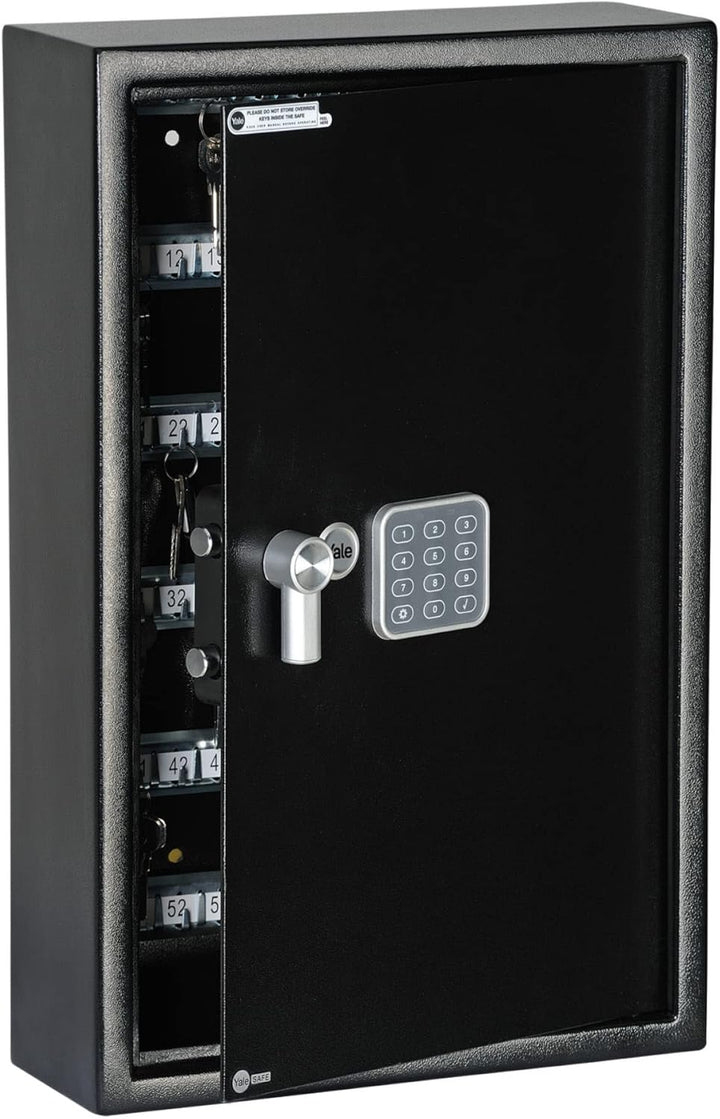 Yale - Elektronischer Schlüsseltresor - 100 Haken - YKB/550/DB1 - Standardsicherheit - Schwarz Elekt