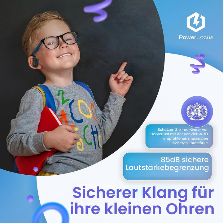 PowerLocus Jumpy Kabellose Bluetooth-Ohrhörer für Kinder