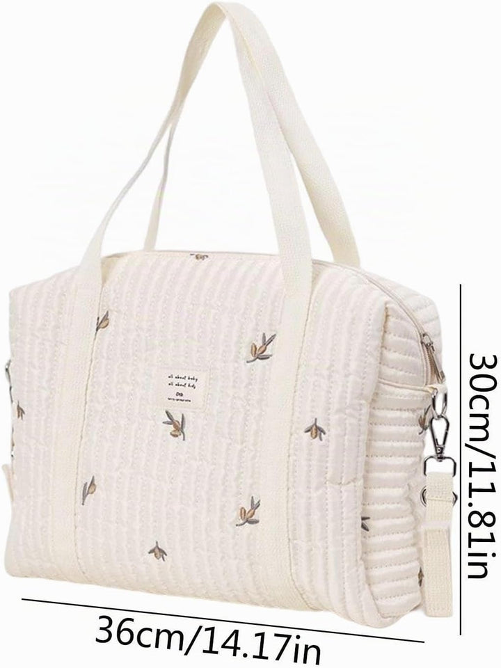 Wickeltasche Tragetasche | Wickeltasche Baumwolle Mit Stickerei | Tragetasche Henkeltaschen Tragbare