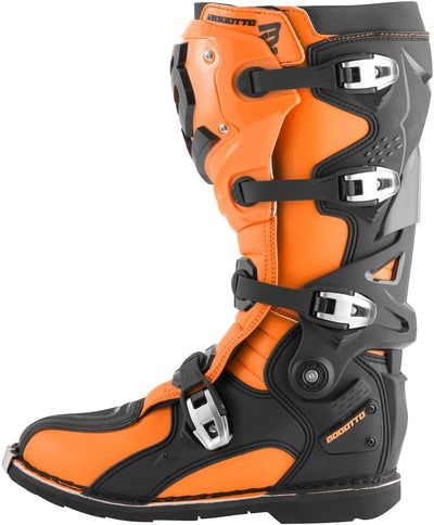 Bogotto MX-7 S Motocross Stiefel, orange/schwarz, 43