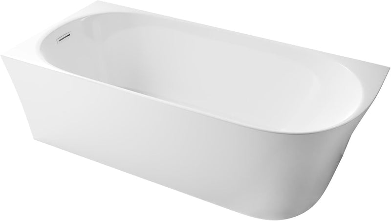 BERNSTEIN Eck-Badewanne aus Sanitäracryl Wanne mit Doppelwandiger Konstruktion 170 x 80 x 58 cm - 5