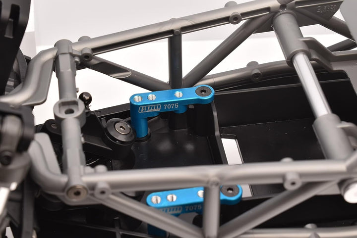 Aluminium 7075 Servo Mount for Tamiya 1:10 R/C 58719 BBX BB-01 Chassis - Black
