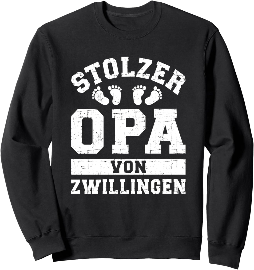 Stolzer Opa von Zwillingen Sweatshirt