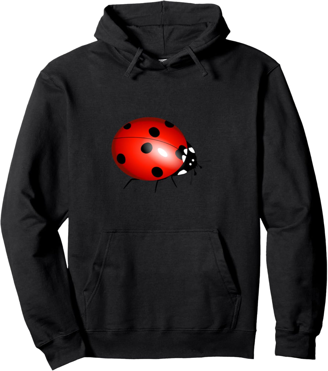 Roter Marienkäfer Pullover Hoodie