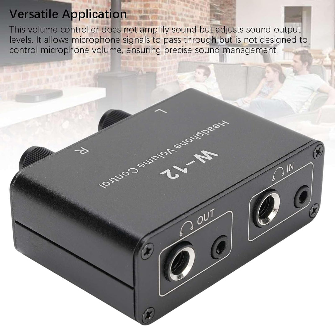 Srliya Kopfhörer Volume 3,5mm 6,35mm Stereo Volume Controller 1/4 Zoll 1/8 Zoll Inline Volume Contro