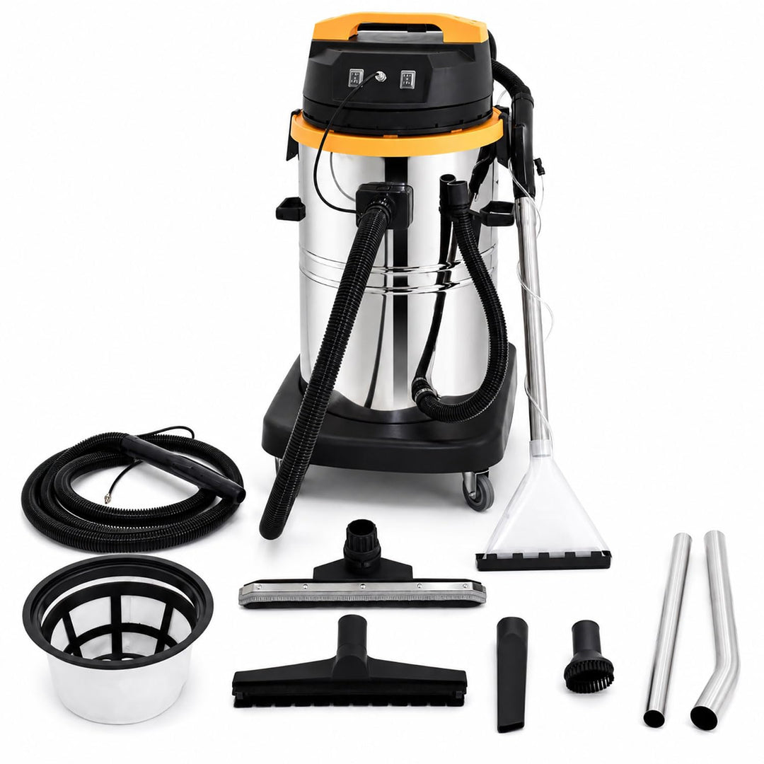 Syntrox Germany Teppichreiniger Waschsauger Shampoonierer Staubsauger Extraktionsgerät VCC-2000W-Car