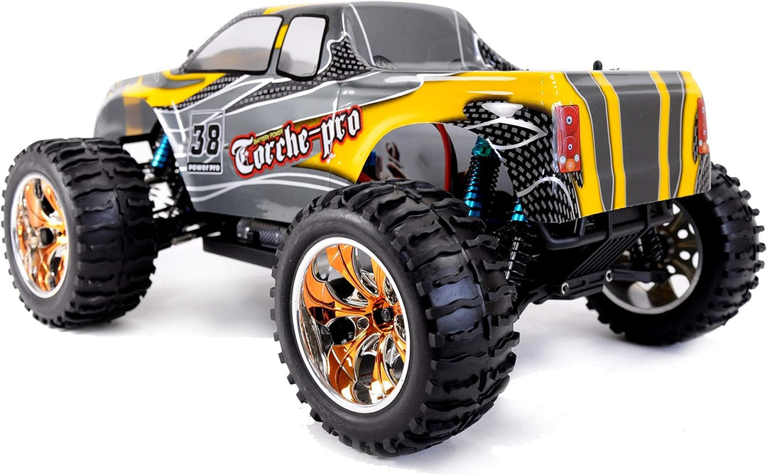 Amewi 22034 - Monstertruck Torche Pro Brushless 2,4 GHz M 1:10 RTR, farblich sortiert, Farbe nicht w