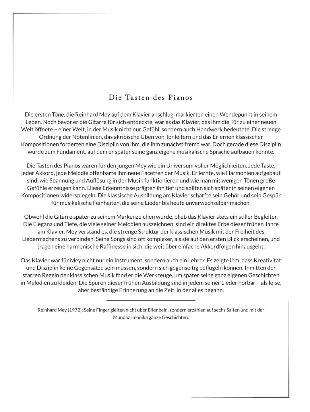 Die Biografie über Reinhard Mey: Sanfter Rebell. Hochwertige Hardcoverausgabe, Gebundenes Buch
