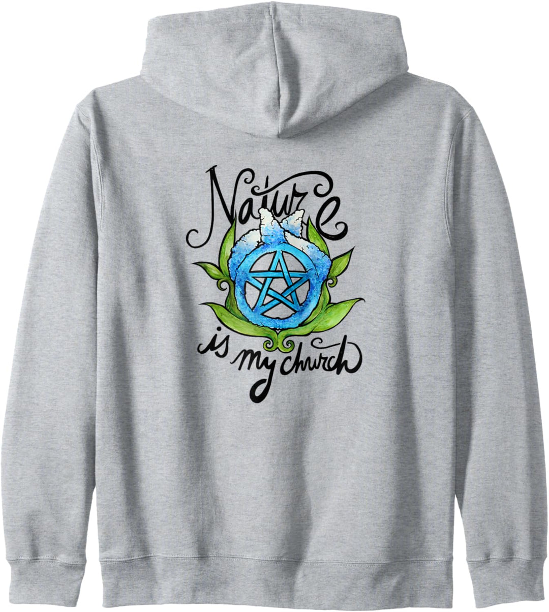 Nature is my Church Druid Proud Pagan Kapuzenjacke