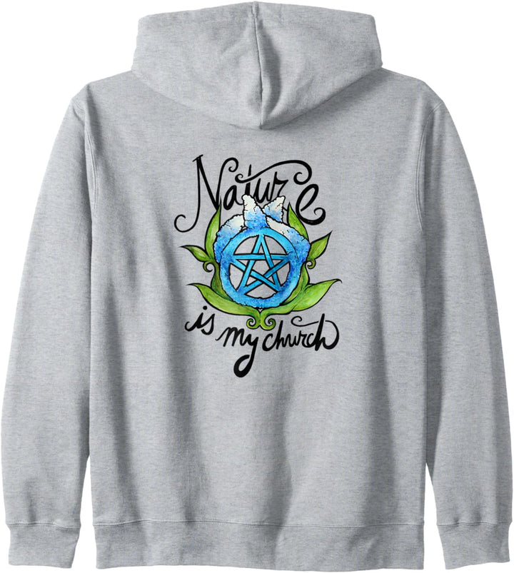 Nature is my Church Druid Proud Pagan Kapuzenjacke