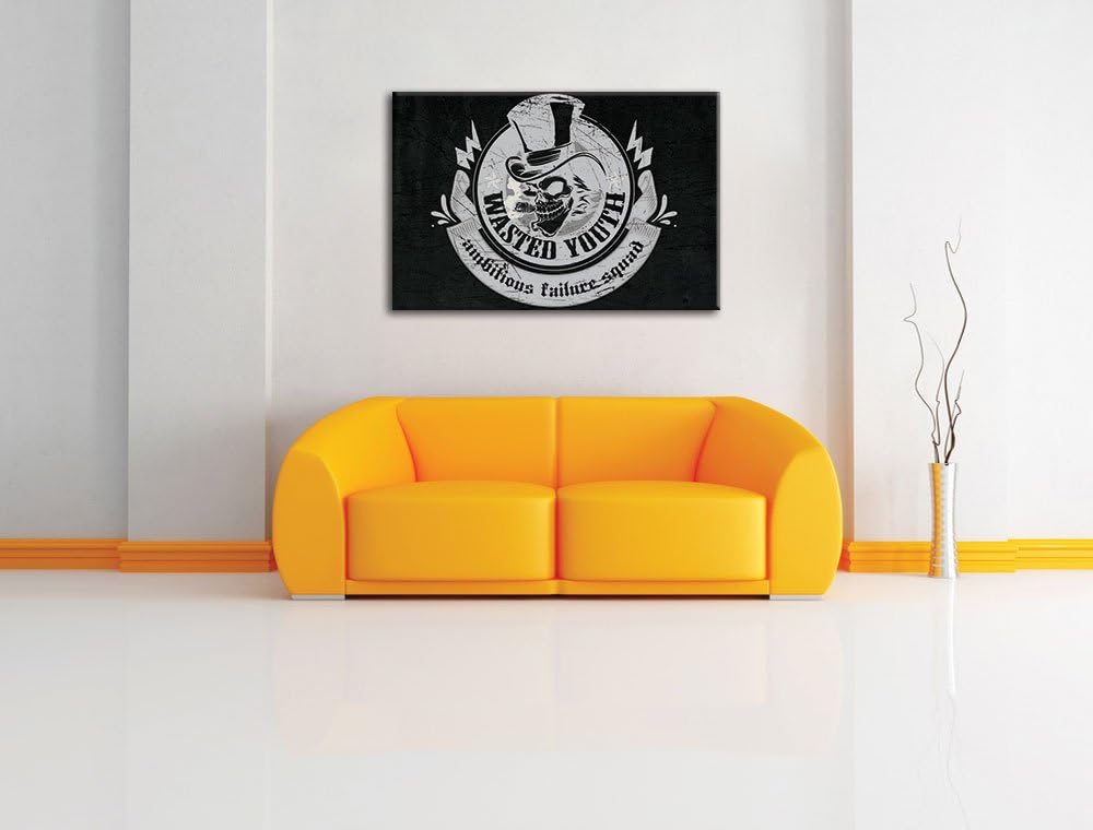 Ambitious-failure squad Black Format: 120x80auf Leinwand, XXL riesige Bilder fertig gerahmt mit Keil