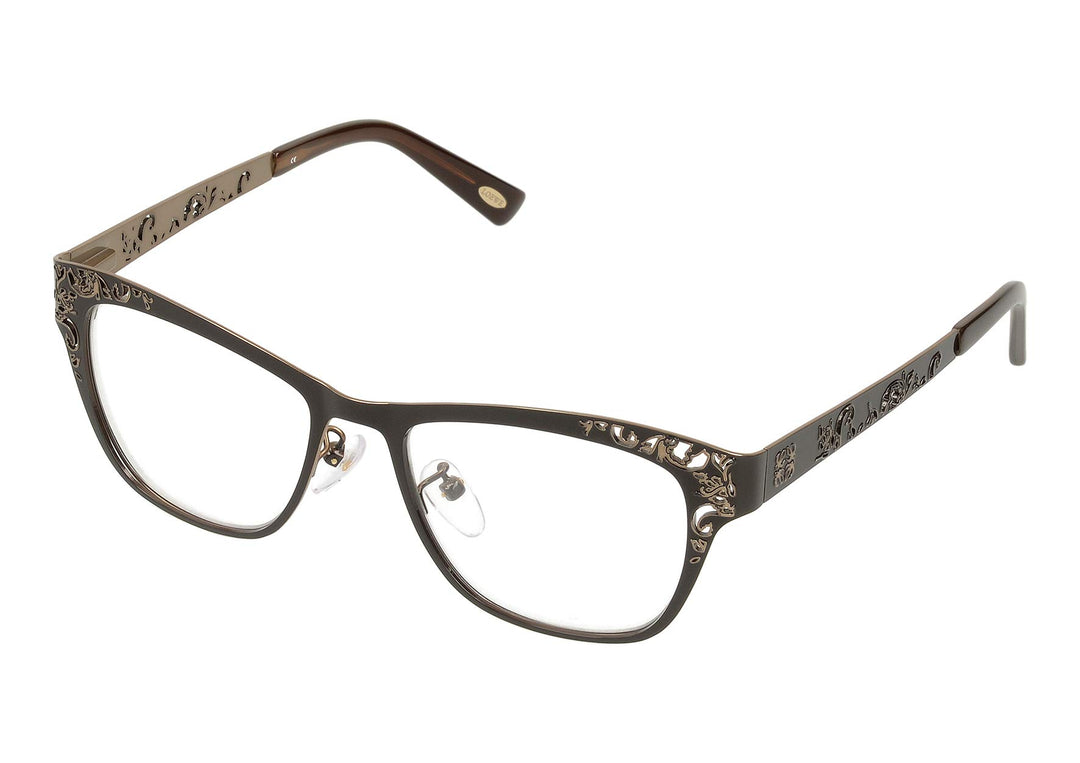 Loewe Unisex-Erwachsene VLW445M510I62 Brillengestelle, Gold (Shiny Bronze), 55