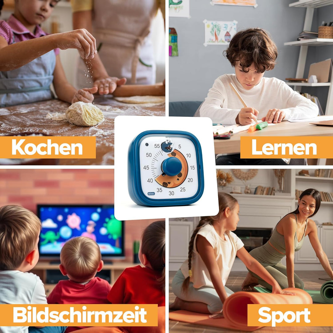Visueller Timer für Kinder – Cookie Monster – Geschenkidee Einschulung & Kindergarten – Zeitmanagem
