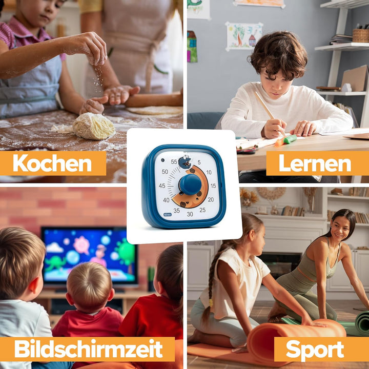Visueller Timer für Kinder – Cookie Monster – Geschenkidee Einschulung & Kindergarten – Zeitmanagem