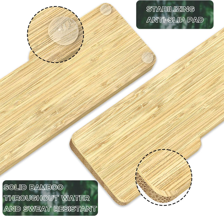 Attack Shark 98 Tasten Bambus-Handgelenkauflage - Ergonomische für angenehmes Schreiben und Spielen