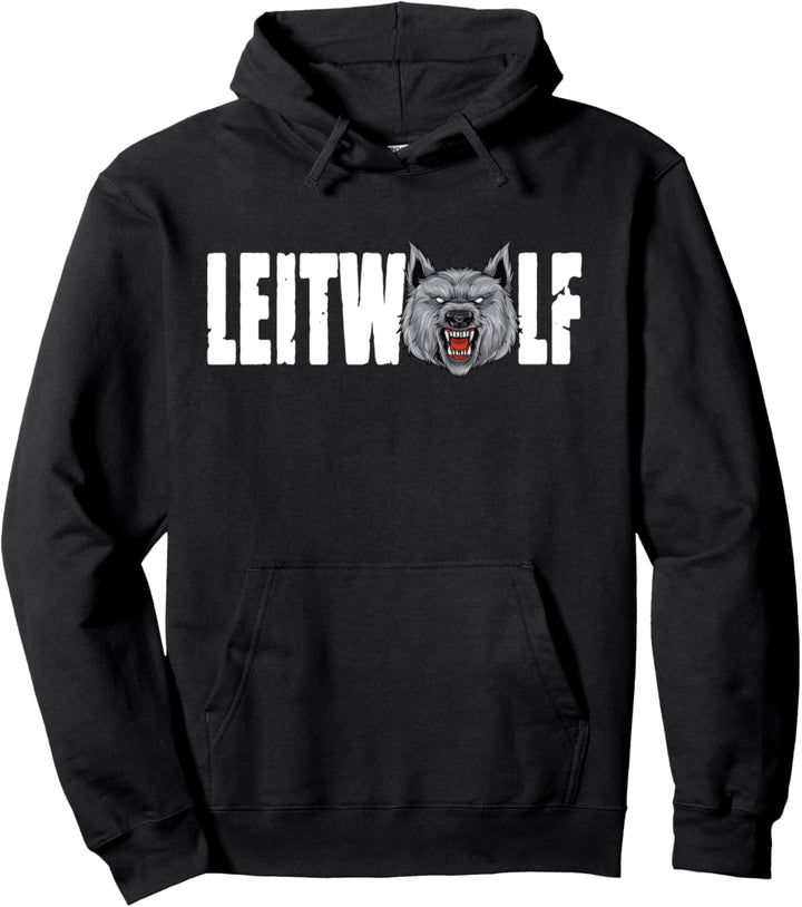 Leitwolf Alpha Wolf Kapitän Teamführer Trainer Pullover Hoodie