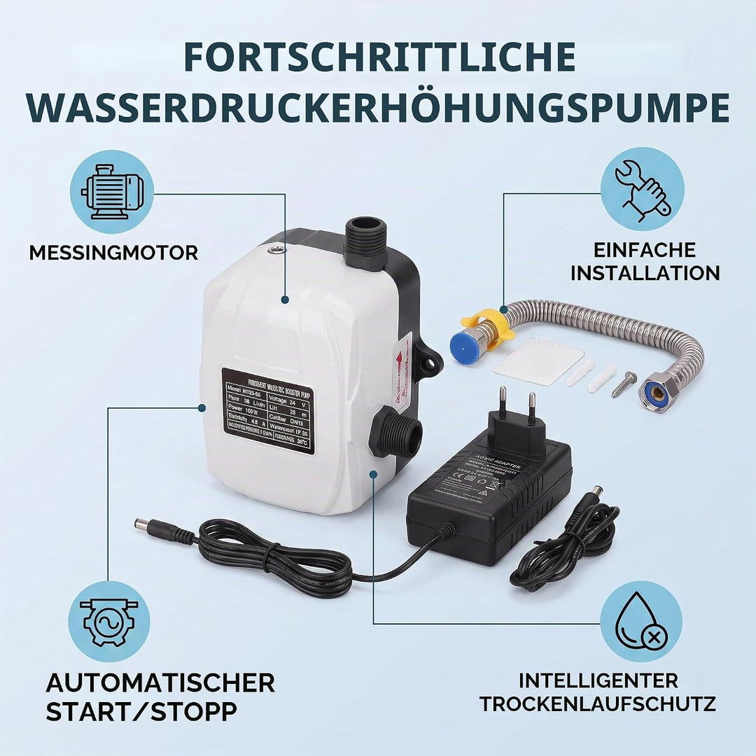Druckerhöhungspumpe, Automatische Druckerhöhungspumpe, Druckerhöhungspumpe, Wasserdruck, Hoher Hub,