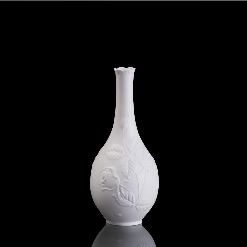 Goebel Vase, Weiss, 21cm