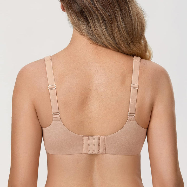 DELIMIRA AISILIN Damen Minimizer BH mit Bügel ohne Polster Vollschalen Grosse Grössen Unterwäsche 85