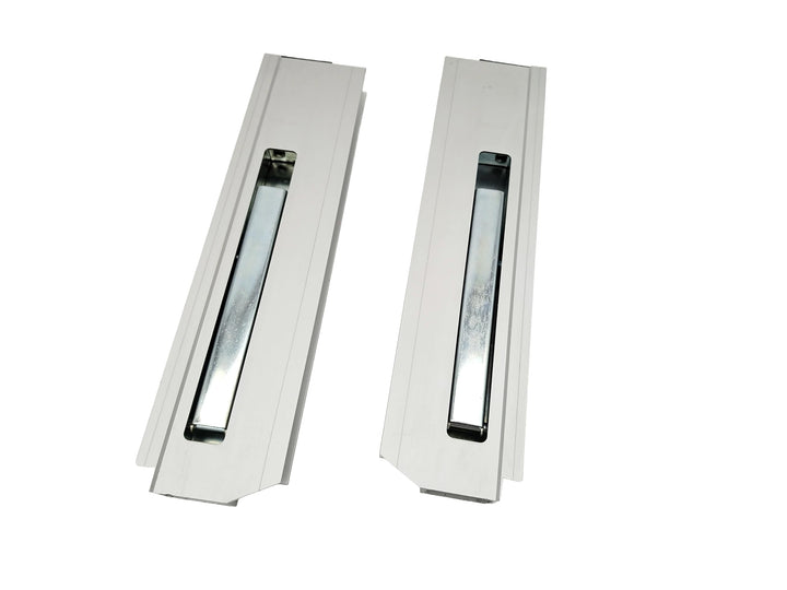 HGW Bordwandverschluss Set mit Anschlag 350 mm – Links & rechts – für ALU Bordwand 25 mm – Anhängerv