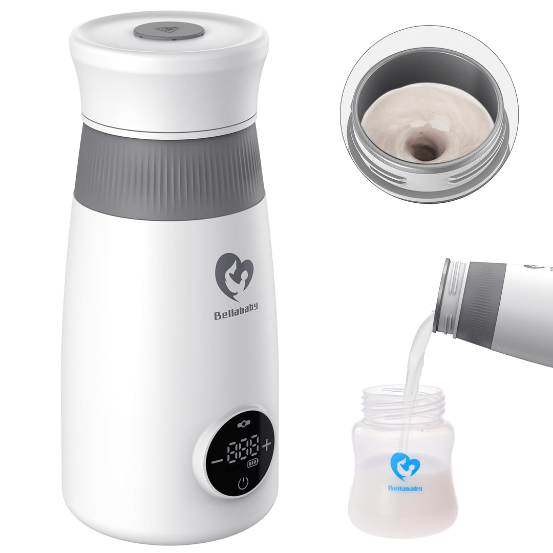 Bellababy Flaschenwärmers,Bottle Warmer Tragbar,Schneller Flaschenwärmer mit USB Kabel,Milchwärmer B
