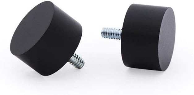 Vorhangstange, dekorativ, Ivilon-Endkappen-Design, 2,5 cm Durchmesser, 28 bis 120 cm, Schwarz, 28 to