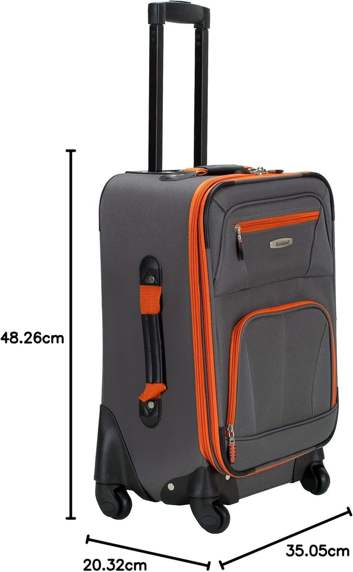 Rockland Handgepäck, 48,3 cm, erweiterbar, Anthrazit Einheitsgrösse Anthrazit, Einheitsgrösse Anthra