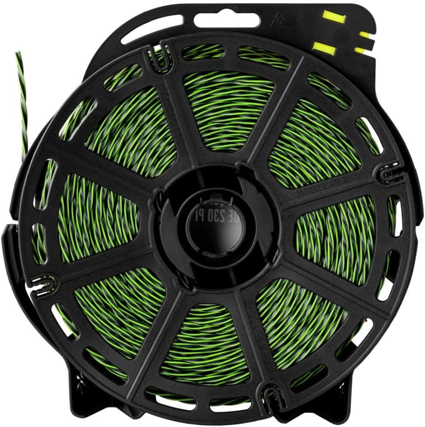 EGO AL2470B Premium Twist String, Zweikomponenten-Trimmerfaden (Bulkverpackung), Grün Zweikomponente