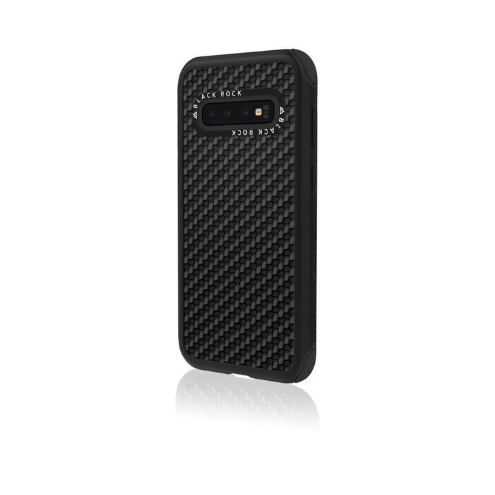 Black Rock - Hülle Robust Case Real Carbon passend für Samsung Galaxy S10 | Karbon, Handyhülle, Dünn