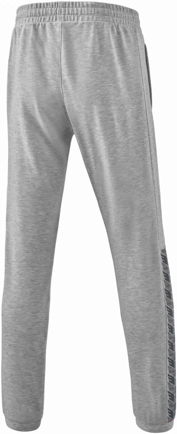 Erima Herren Essential Sweathose, Hellgrau Melanage/Slate Grey