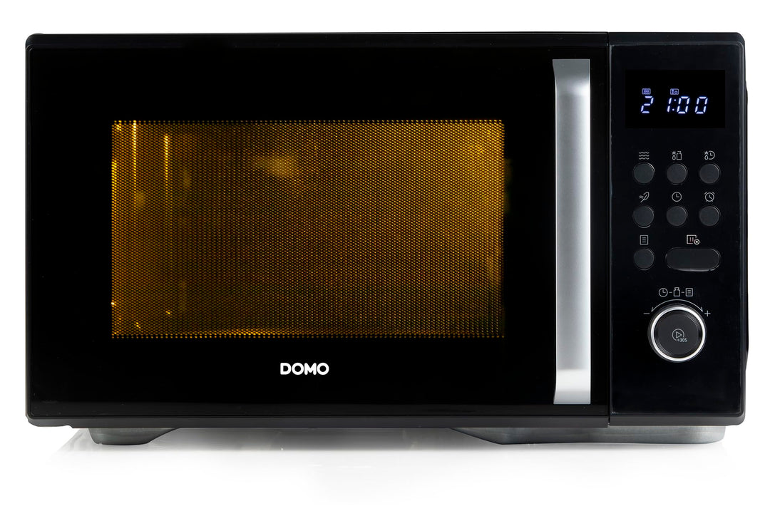 DOMO DO23101 Freistehend Mikrowelle - 5 Leistungsstufen - Auftaufunktion - 8 automatische Programme