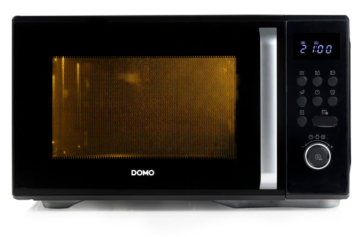 DOMO DO23101 Freistehend Mikrowelle - 5 Leistungsstufen - Auftaufunktion - 8 automatische Programme