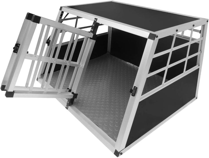 Auto Hundetransportbox kleine Doppelbox Hundebox Transportbox Gitterbox Fahrzeugbox Kofferraumbox Ka
