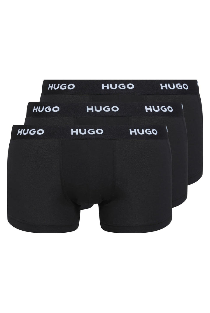 HUGO by Boss Boxer Unterhose Shorts Trunk Triplet Pack 3er Pack XS-XXL New - Black1, XS-XXL New - Bl