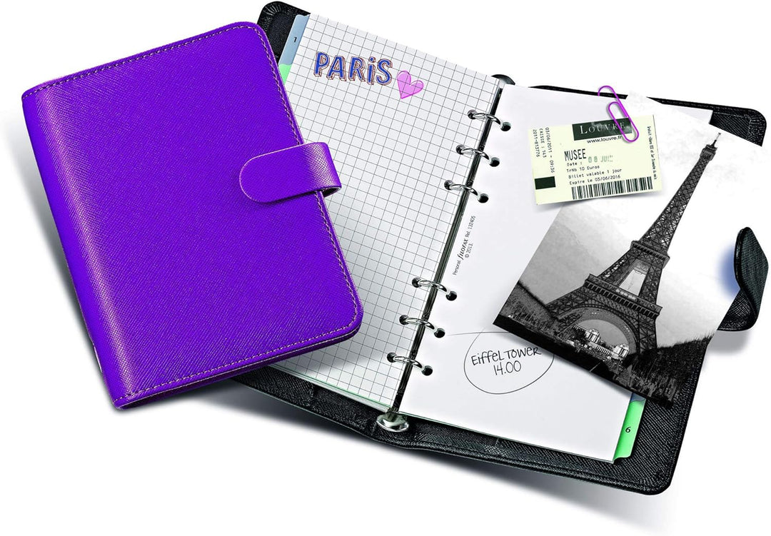 Filofax Saffiano Pocket Organizer – Raspberry, 2.5 x 14.5 x 11.5 Einzelbett, Einzelbett