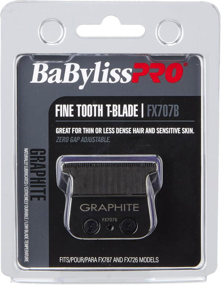 Ersatz-T-Klinge mit feiner Zahnung – FX707B Graphit BaBylissPRO für Herren, 1 Stück