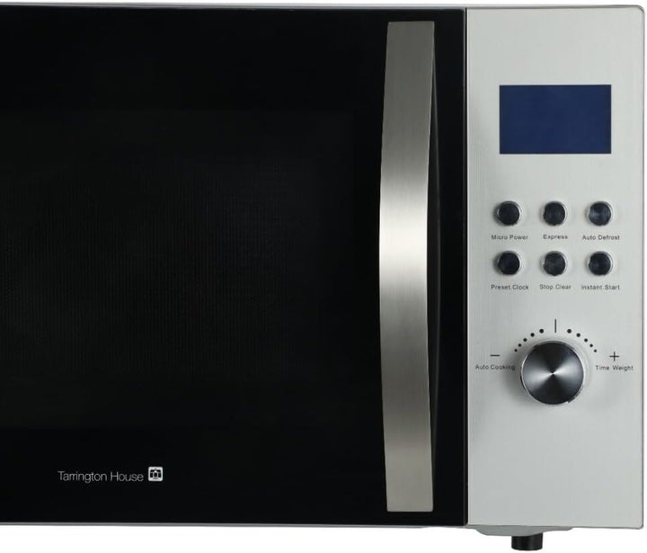 Tarrington House Mikrowelle MWD5130, 1000 W, 30 Liter, digitales Display, mit 6 Koch-Stufen, inkl. A