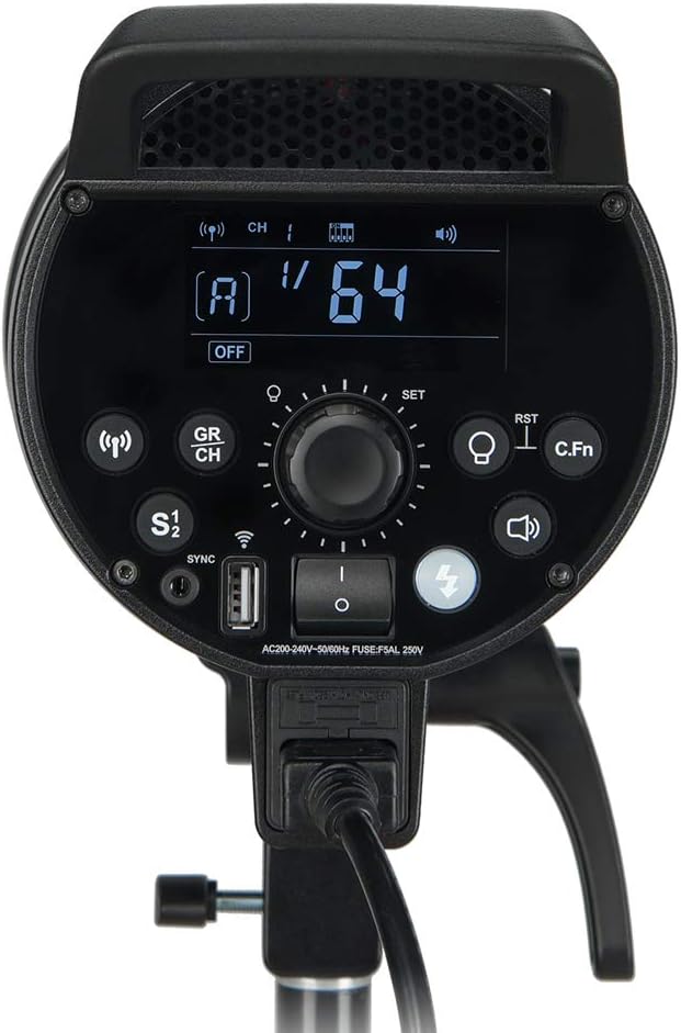 Godox DP600III Professioneller Studioblitz 1s Recyclingzeit GN80 5600k 600Ws Bowens Mount 150W Einst