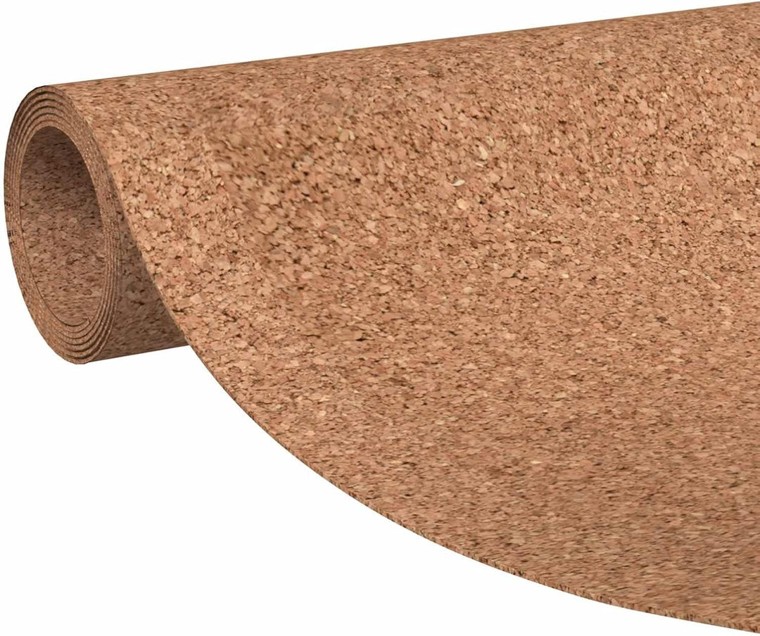 Korkrolle 100 x 1000 cm Wandverkleidung Korkunterlage für Pinnwände und Schalldämmung zur Raumgestal