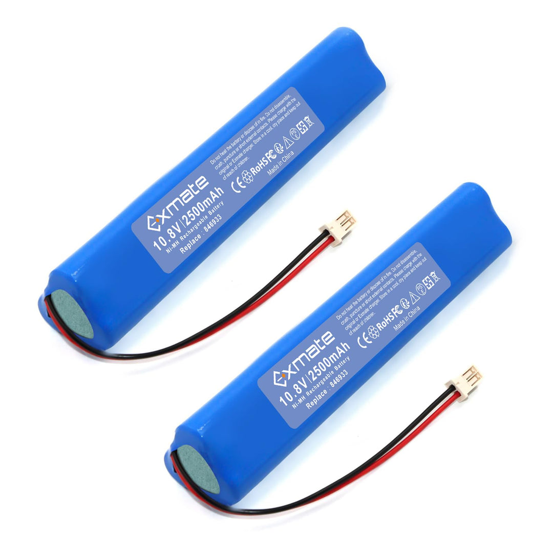 2X Exmate NI-MH 10.8 V 2500mAh Ersatz Akku für Velux Roller Shutter 846933 946930 946933 mit Kabel u