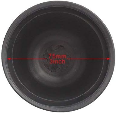 TOMALL 75mm 3 "Gummidichtung Staubdicht Abdeckungen für LED Scheinwerfer Umbausatz, 75mm