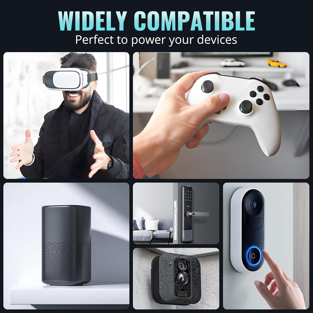 POWEROWL Batterien AA 1,5 V Lithium AA Batterien 12 Stück (Nicht Wiederaufladbare) für High-Tech Ger