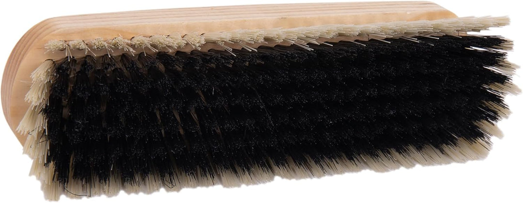 Cofan Reinigungsbürste Kleiderbürste, weiche und robuste PVC-Fasern, ergonomischer Holzgriff, geeign