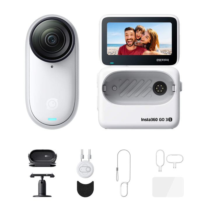 Insta360 GO 3S Action-Bundle - Tragbare 4K Mini-Kamera, Freihand-POVs, Überall anbringbar, Stabilisi